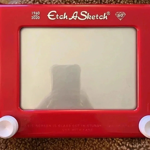 Etch A Sketch Kids 60th Anniversary Series Classic Red Drawing Toy - Picture 5 of 7